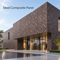 Panneau composite en acier 4 mm, panneau multicolore pour façades de bâtiments commerciaux