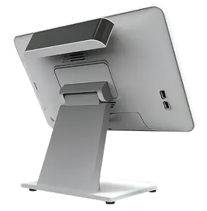 15 אינץ קופה מסוף Win הקמעונאי קופה מערכת כל באחד מכירה USB OEM שקע כוח אודיו טכני מעבד וידאו מגע