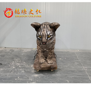 Modelo realista <span class=keywords><strong>3D</strong></span> de simulación animatrónica, Animal de leopardo, gato para decoración de parque de atracciones - Product Image 3