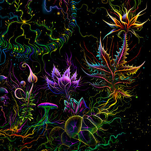 Trippy Art <span class=keywords><strong>tenture</strong></span> murale décor tissu psychédélique tapisseries Mavka forêt toile de fond tapisserie murale pour chambre - Product Image 6