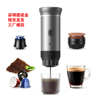 Vente directe d'usine, cafetière à capsules portable 3 en 1, chauffe-eau 20 bars, mini expresso, portable