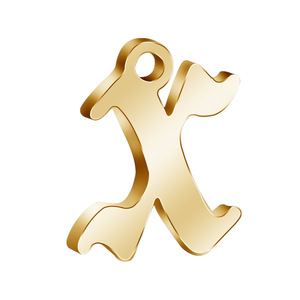 Venta al por mayor <span class=keywords><strong>estilo</strong></span> gótico 26 alfabetos encanto regalo joyería collar de acero inoxidable colgante - Product Image 6