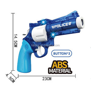 Yüksek kaliteli plastik 2 In 1 polis köpük Dart ve su tabancası elektrikli Eva yumuşak çekim oyuncak tabanca seti oyna - Product Image 2
