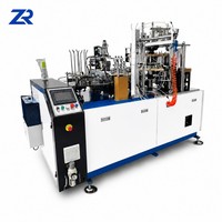 Machine automatique de fabrication de bols en papier kraft pour soupes, nouilles et salades, avec revêtement PE, grande machine de formage de gobelets en papier avec couvercle