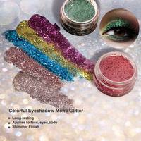Luxe Haute Pigment Marque Privée Fards À Paupières Maquillage Logo Personnalisé Fard À Paupières Paillettes Mignon Coloré Fard À Paupières Mono Paillettes