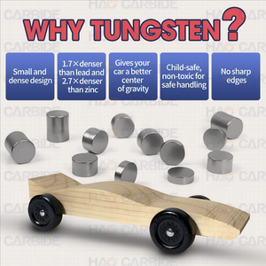 Poids en tungstène fritté de 3oz 3.25oz poids Derby de voiture en pin pour optimiser la <span class=keywords><strong>vitesse</strong></span> de votre voiture vente en gros - Product Image 6