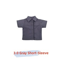 A Si 3.0 1 8 échelle BJD poupée soldat chemise à manches courtes vêtements intérieurs figurine série mignon
