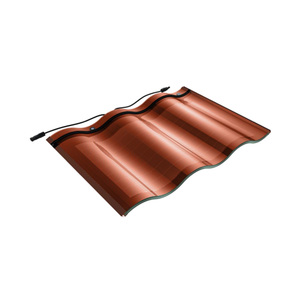 <span class=keywords><strong>Precio</strong></span> al por Mayor de <span class=keywords><strong>Tejas</strong></span> <span class=keywords><strong>Solares</strong></span> Flexibles Onduladas de 50W en Color Terracota, con Tecnología SunPower de Alta Eficiencia - Product Image 3