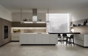Armoire de cuisine personnalisée gris mat armoire de cuisine en mélamine meuble de cuisine design - Product Image 4
