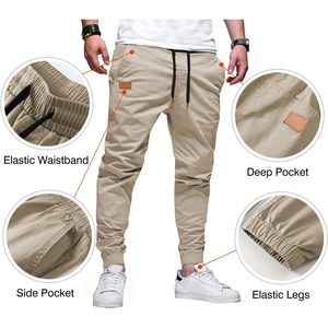 FOXA Short cargo décontracté en sergé de coton pour homme, respirant avec poches pour les activités de plein air - Product Image 3
