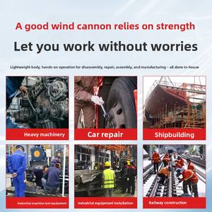 Kunci Pneumatik 1/2 Inci Torsi Tinggi 850 Nm Perbaikan Mobil Pembuka Ban Pistol Udara Kecil 2.95 kg - Product Image 5