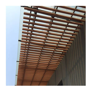 עמיד למים wpc <span class=keywords><strong>pergola</strong></span> חומר פלסטיק עץ מרוכבים עבור גן מרפסת חיצונית ביתן פרגולה - Product Image 6