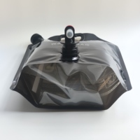 Sacs en plastique de qualité alimentaire 1L 3L 5L 10L personnalisés avec poignée Pochette à eau portable en matériau PE avec impression personnalisée pour le stockage et le transport
