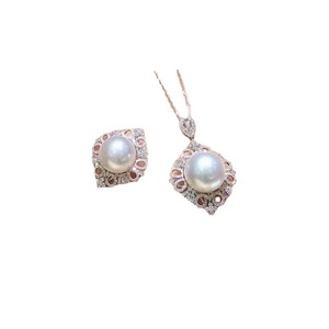 WENCHI S925 Plata DIY Accesorios de Perlas Bandeja Vacía y Colgante Estilo Cola Conjunto de Joyería de Moda Modelo China 12044 - Product Image 5