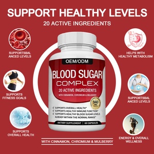 Aura Blood Premium Mélange de Cannelle Capsules pour la Glycémie Cannelle Melon Amer Chrome Mûrier Acide Alpha-Lipoïque Santé à base de plantes - Product Image 4