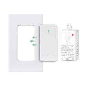 Kit de Interruptor de Luz Inalámbrico con Alcance de 600 Pies, Lámpara de Techo LED con Control Remoto, No Requiere Hub, Corriente Máxima de 10A, Material de PC, Aplicación EWeLink - Product Image 3