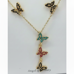 Elegante colección de joyas y colgantes finos de seis piezas para un ambiente tranquilo y de moda - Product Image 2