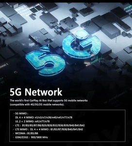 Iheylinkit phổ Carplay <span class=keywords><strong>Android</strong></span> 13 hộp 5g dữ liệu di động Ram 8 + Rom 128GB 1 năm cho VW/audi/Benz tiến hóa VW/audi/Benz - Product Image 5