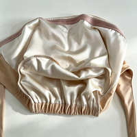 Sous-foulards doublés 100% soie de mûrier, sous-bonnets en jersey de soie de bambou pour le soin des cheveux, châles ethniques, sous-foulards en soie