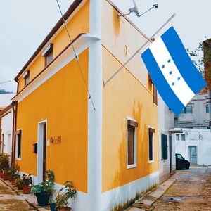 3x5Ft Alta calidad Triple/Doble capa más tela opaca 100D Tela de poliéster Bandera de país Hondur País - Product Image 5