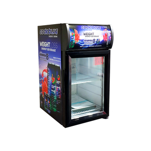 ตู้เย็นขนาดเล็ก Meisda SC21B 21 ลิตร สำหรับใช้ในครัวเรือนและเชิงพาณิชย์  ประตูบานเลื่อนกระจกสแตนเลส  แบบพกพา ใช้ไฟฟ้า  พร้อมคอมเพรสเซอร์  สำหรับแช่เครื่องดื่ม - Product Image 2