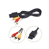 Câbles Audio-vidéo AV pour Console de jeux vidéo Snes/N64, cordon de fil de 6 pieds, câble RCA TV AV