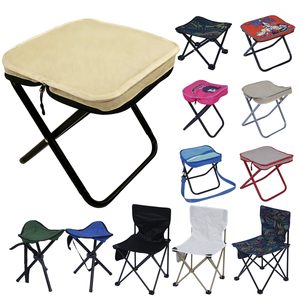 Silla de Camping Plegable Portátil Entai, Diseño Cuadrado Moderno, Poliéster, Ultraligera, Hierro, Muebles de Exterior, Comedor, Sala de Estar, Hotel - Product Image 1