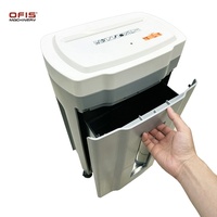 Trituradora de papel eléctrica de alta potencia para oficina y hogar 2308, apagado inteligente, nivel de confidencialidad, 4 trituraciones, tarjetas de documentos, CD