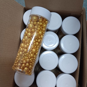 120g de pépites comestibles <span class=keywords><strong>pour</strong></span> la décoration de gâteaux, perles de sucre halal, pépites de sucre <span class=keywords><strong>pour</strong></span> gâteaux, perles de sucre - Product Image 1