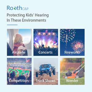 Casque Antibruit Pliable en Silicone et ABS Certifié CE Vente en Gros Protection Auditive de Sécurité pour Enfants Bébés pour Dormir - Product Image 6