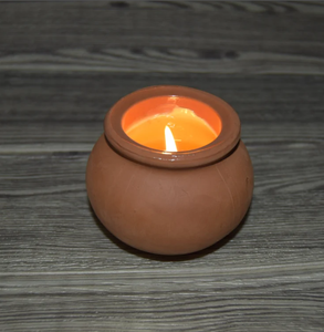 Hogar decoracion céramique mate vide pot de bougie <span class=keywords><strong>en</strong></span> argile de <span class=keywords><strong>terre</strong></span> <span class=keywords><strong>cuite</strong></span> <span class=keywords><strong>avec</strong></span> <span class=keywords><strong>couvercle</strong></span> bougeoirs, lanternes et bocaux de bougie - Product Image 5