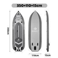 Tube de flotteur gonflable en caoutchouc épaissi pour bateau, support de canne à pêche, planche à pagaie portable stable, planche à pagaie debout