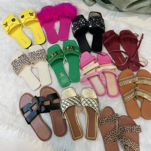 हॉट सेलिंग महिलाओं कैजुअल पु चप्पल स्टॉक उत्पाद - Product Image 6