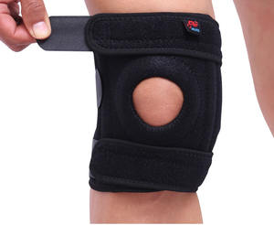 Genouillère d'alpinisme 4 ressorts de protection du genou pour vélo de <span class=keywords><strong>montagne</strong></span> sport néoprène Spandex taille unique orthèse #7910 - Product Image 3