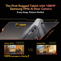 Tablette robuste Blackview Active 10 Pro 5G, 12 Go de mémoire, écran 10,95 pouces, Android 14, Dimensity 7300 Octa Core, version mondiale, Play
