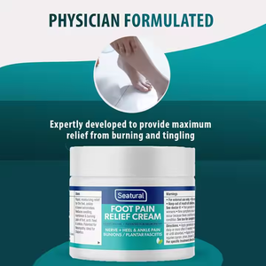 Crema para aliviar el dolor <span class=keywords><strong>de</strong></span> espolón del talón del pie <span class=keywords><strong>de</strong></span> máxima fuerza, crema para fascitis, alivio calmante para quemar el hormigueo - Product Image 6