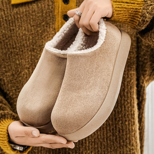 Bottes d'hiver rétro à semelle épaisse pour hommes, nouvelle mode, couleur camel, chaussures pour hommes, nouveau style - Product Image 4