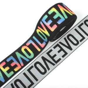 Wholesale Underwear Nylon Customized Pattern Color Jacquard Ribbon Waist Men Band Elastic <b>Webbing</b> Straps Custom Elastic Tape - Product Image 1