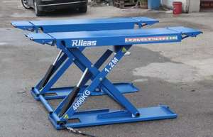 Elevador de Tijera Portátil para Autos de 4 Toneladas, Elevador Hidráulico Móvil de Altura Media para Taller Mecánico, Elevador de Vehículos de 1.2M - Product Image 2