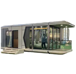 Luxury Hot Sale High Quality Mobile Customized Modern Hotel Cabin Prefab Modular 28 Square Meter Space Capsule House