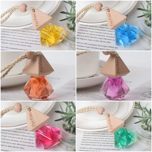 Diffuseur de parfum liquide pour voiture en verre multicolores écologique, éclairage <span class=keywords><strong>d</strong></span>'ambiance, pendentif suspendu pour pare-brise - Product Image 2