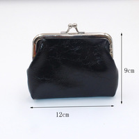 Logo Kustom 4 Inci Kantong Koin Macan Tutul Dompet Wanita Kunci Tas Kosmetik Gesper Tas Clutch Tas Lipstik Penutupan Snap