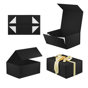 creative packaging box customized Luxury gift box packaging logo printing Folding ribbon Luxury magnetic gift box