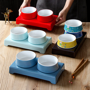 Xiangyuan <b>melamine</b> tableware <b>plates</b> for commercial restaurants, hotels, hot pot restaurants, imitation porcelain - Product Image 3