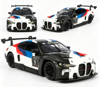 Modèle de voiture de sport muscle de course 1:24 en métal moulé sous pression, véhicule de collection