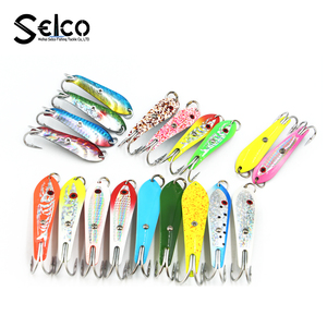 Cuchara de pesca con señuelo de Metal en forma de calamar de 5cm de alta calidad <span class=keywords><strong>Selco</strong></span> para curricán de mar y pesca en barco en Río Jigging cebo duro - Product Image 2