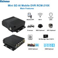 Boîte noire de voiture 4CH 1080P DVR mobile 4G WiFi GPS G-sensor ADAS DSM MDVR Système de caméra CCTV