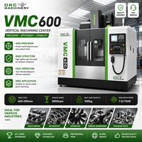 Centro de Mecanizado Vertical CNC VMC600 con Guías Lineales, BT40, 8000 rpm, Fresadora de 3 Ejes para Trabajo Pesado