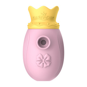 Rose Crown <strong>Suction</strong> Tongue Vibrator Female Pussy Breast Nipple <strong>Clitoral</strong> <strong>Stimulator</strong> - Product Image 2