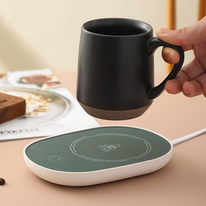 Custom Made 55 Degree Constant Temperature Heated Coaster <b>USB</b> Power Intelligent <b>Control</b> For Home Use - Product Image 3